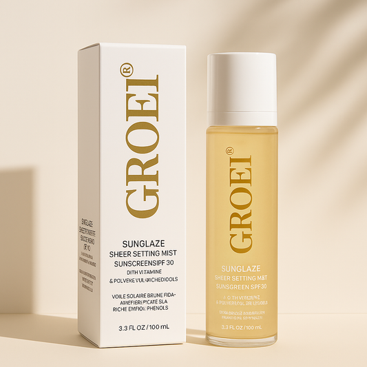 HINODE GROEI SUNGLAZE – Spray Fixateur SPF 50+